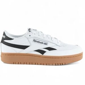 Reebok club women's double revenge tennis shoes sneakers white gum bottom size 5